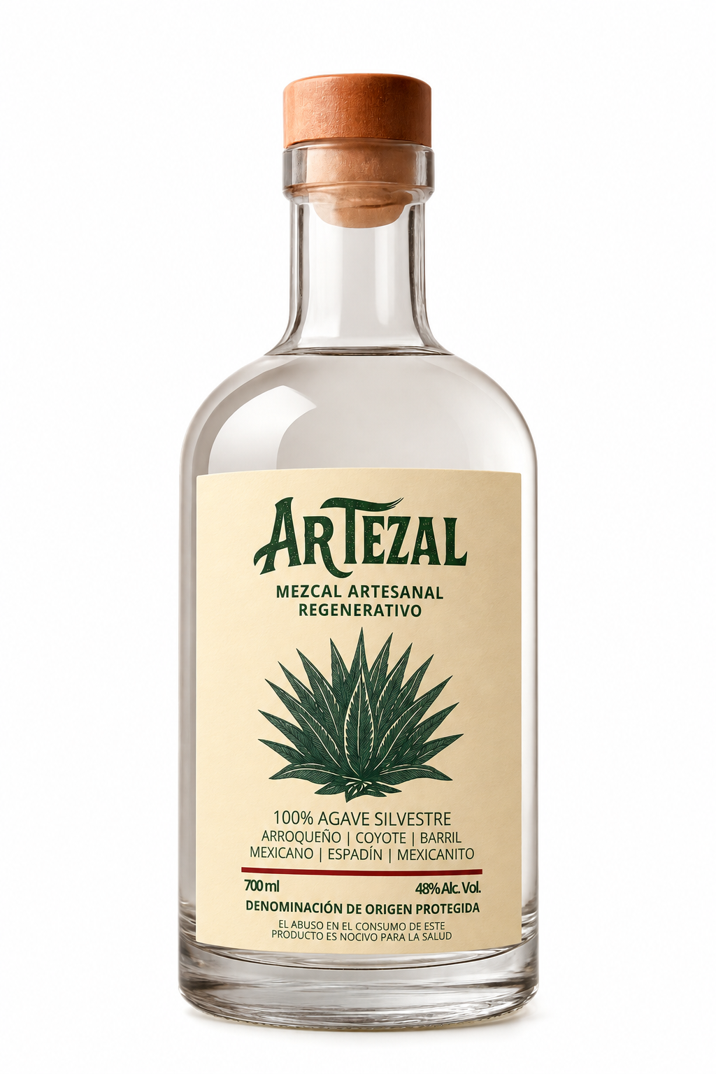 Mezcal Artezal 6 Agaves · Botella de 700 ml